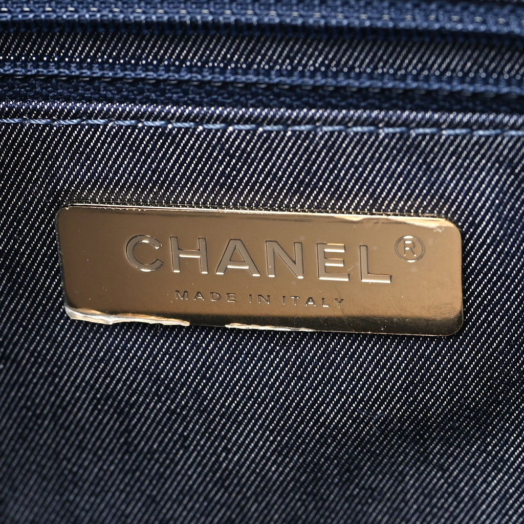 Chanel Crumpled Calfskin En Vogue Rope Hobo Bag Black