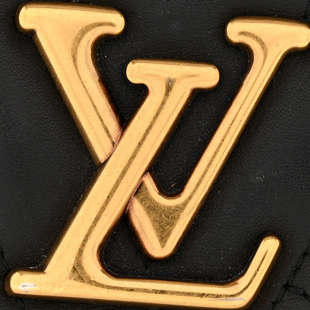 Louis Vuitton Calfskin New Wave Chain Pochette Black