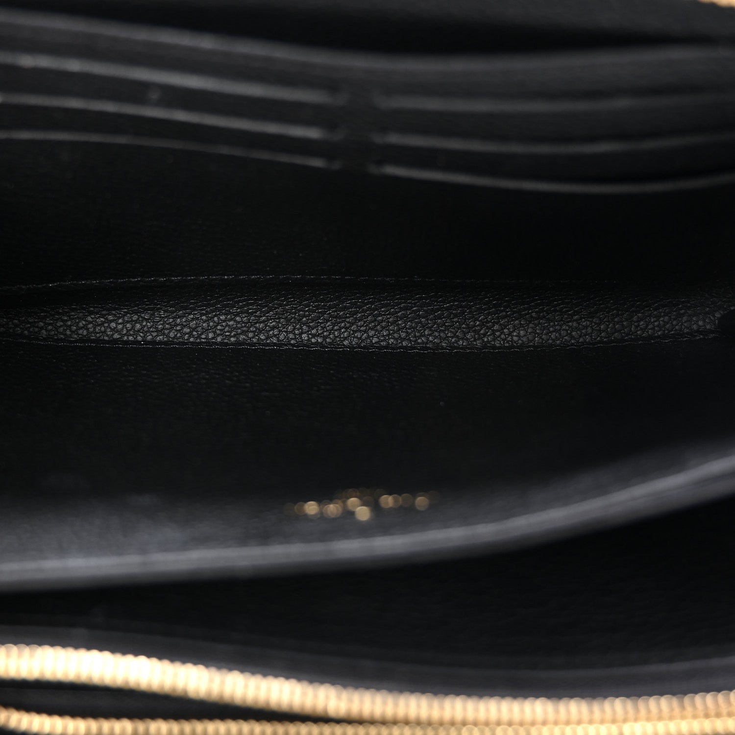 Louis Vuitton Empreinte Zippy Wallet Black