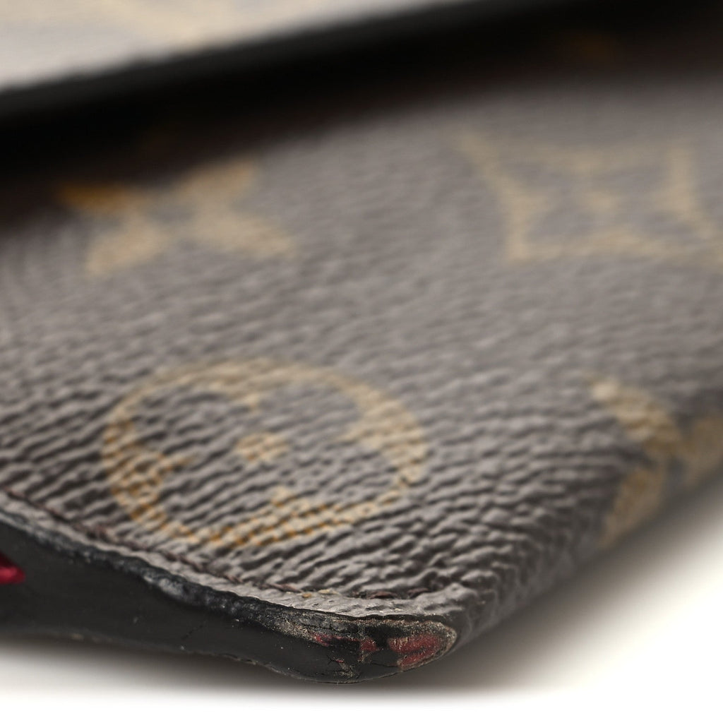 Louis Vuitton Monogram Jeanne Wallet Fuchsia