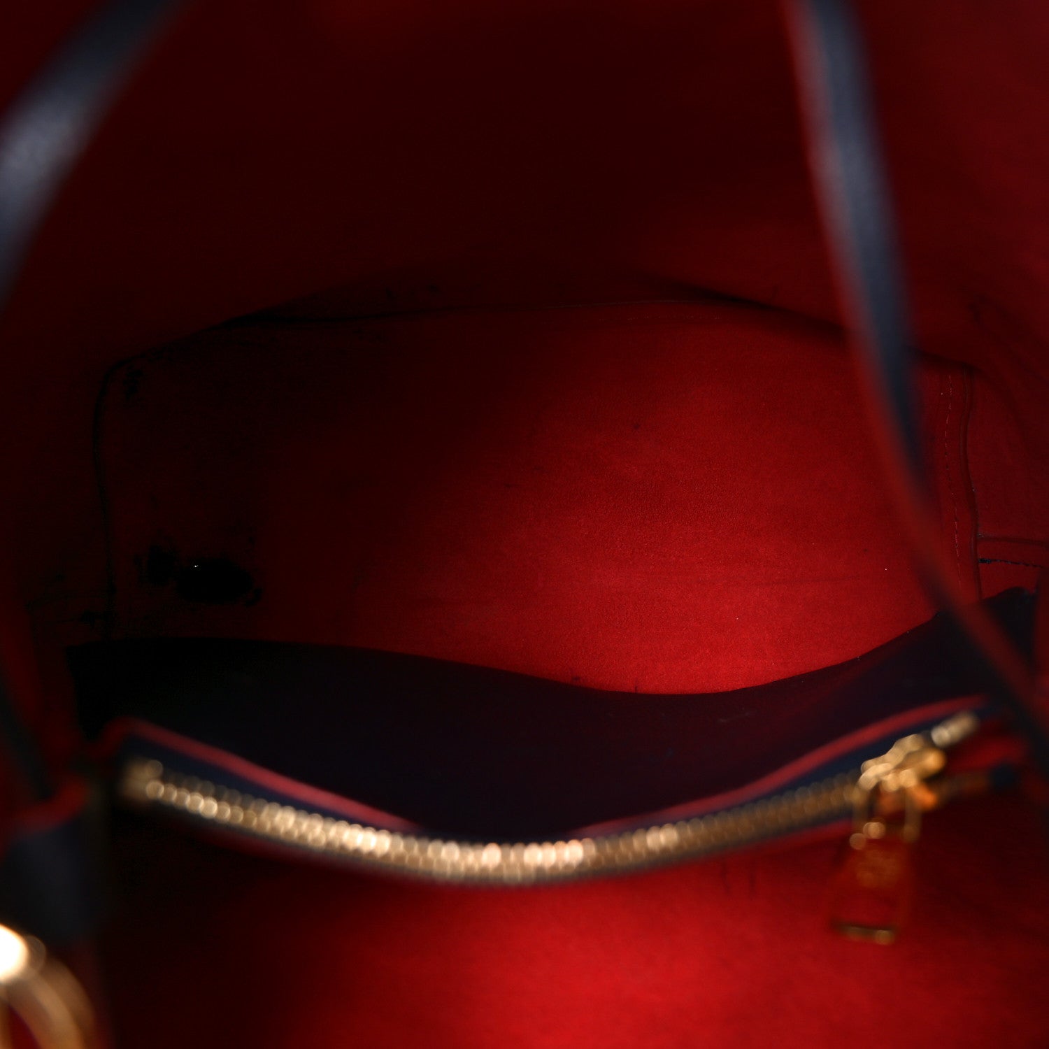 Louis Vuitton Empreinte Neonoe MM Marine Rouge