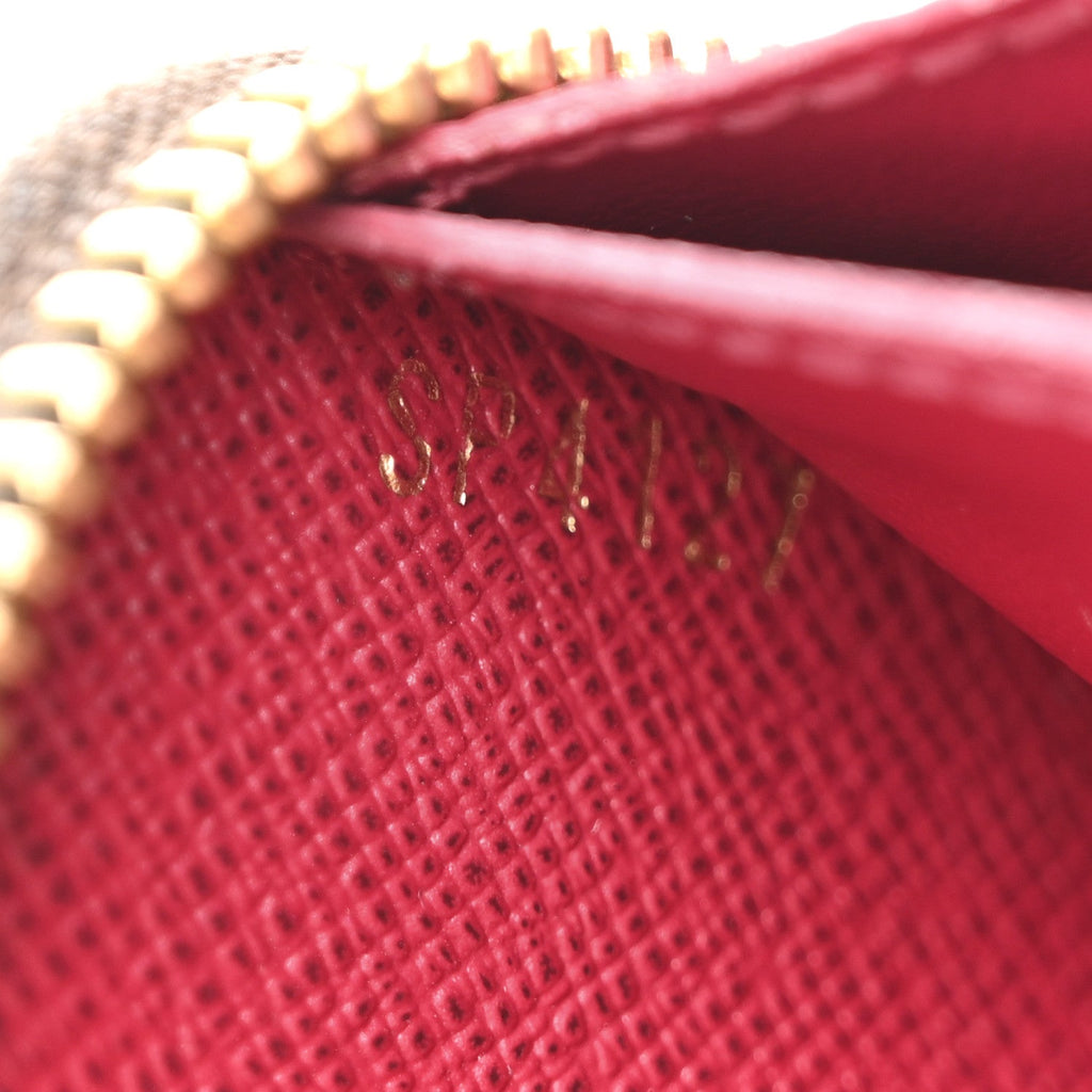 Louis Vuitton Monogram Clemence Wallet Fuchsia