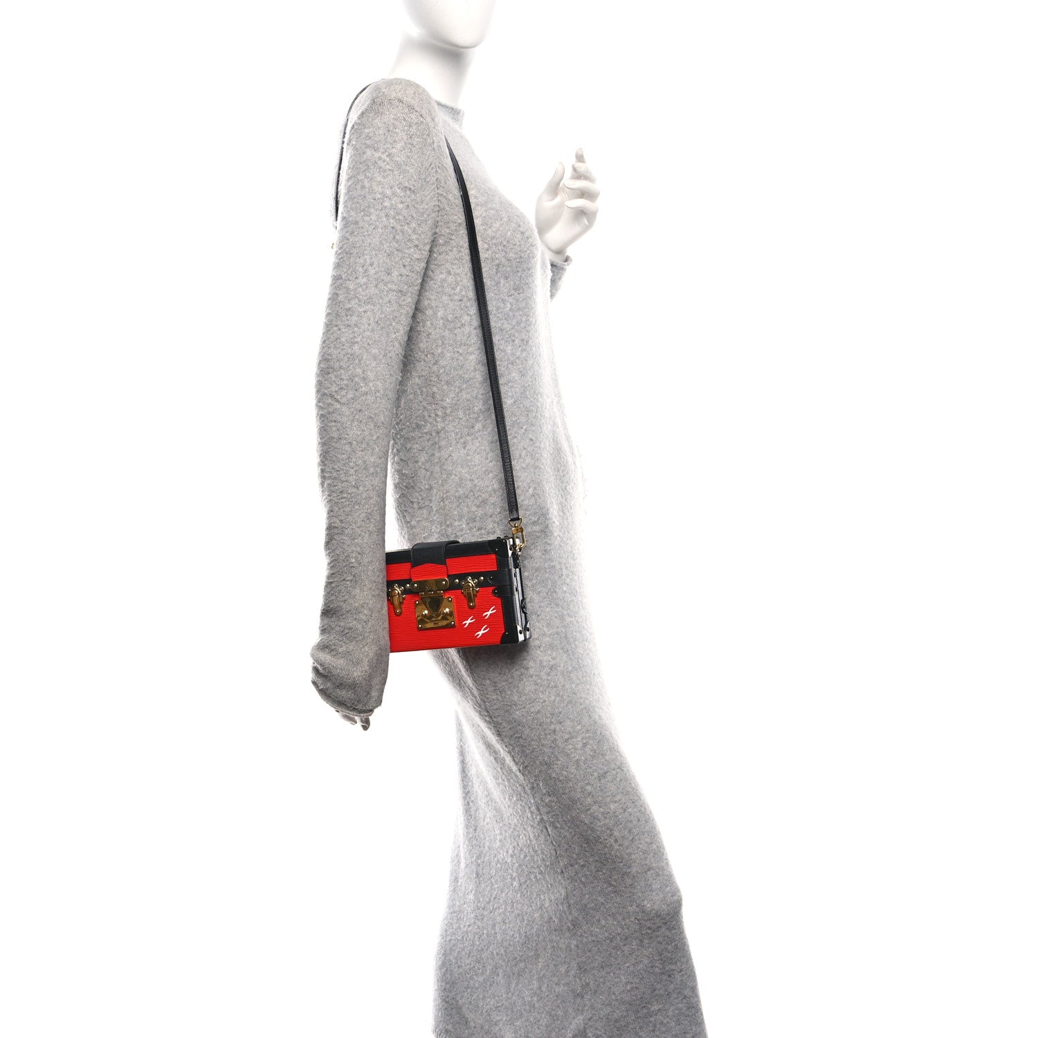 Louis Vuitton Epi Petite Malle Coquelicot