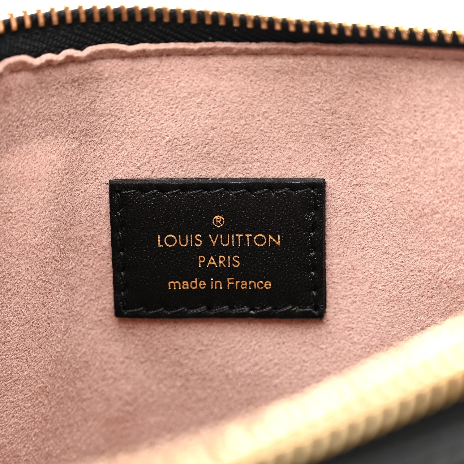 Louis Vuitton Lambskin Embossed Monogram Coussin PM Black