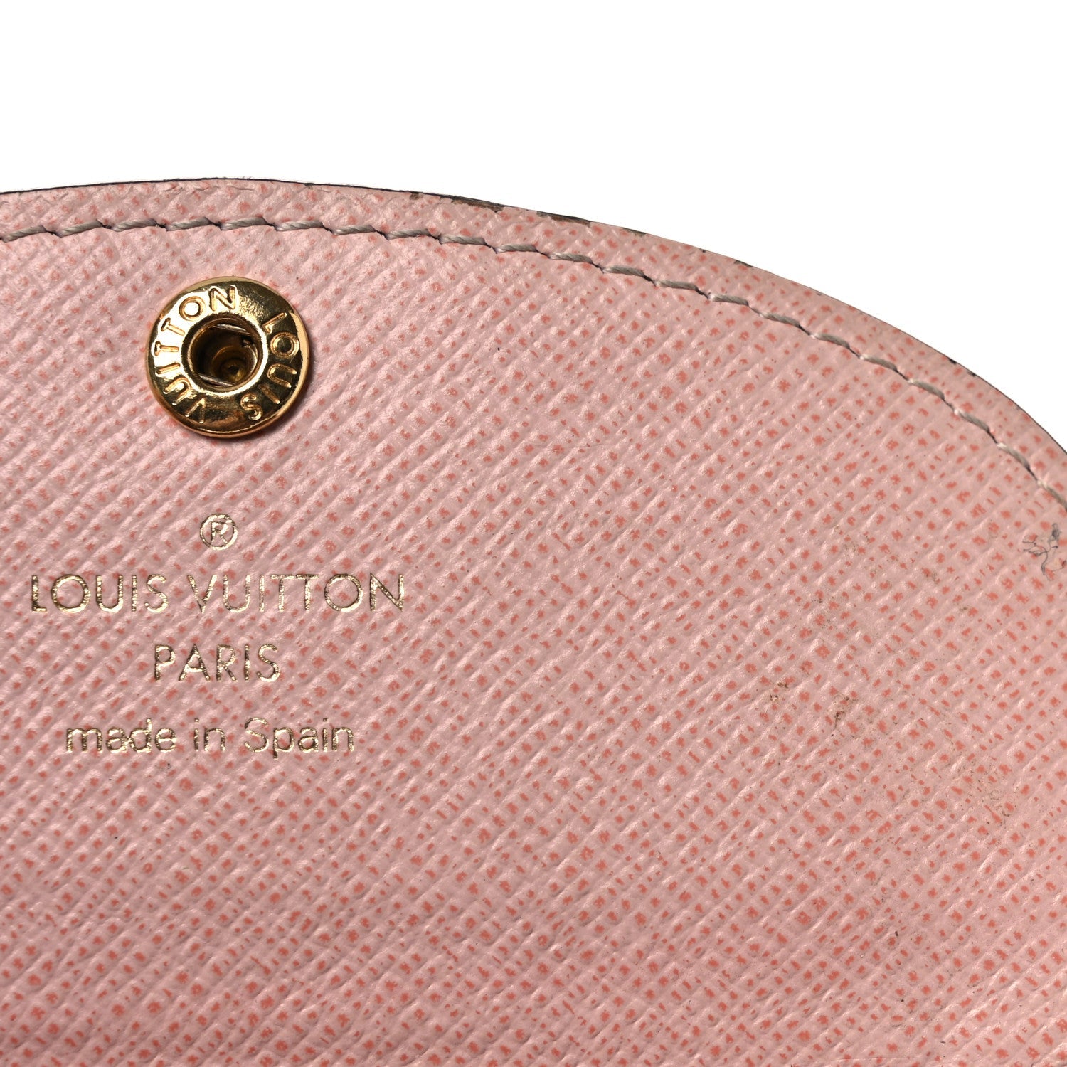 Louis Vuitton Damier Ebene Rosalie Coin Purse Rose Ballerine