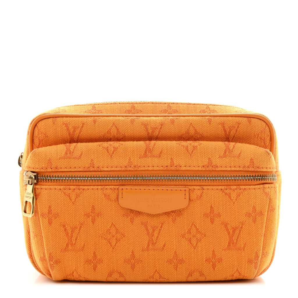 Louis Vuitton Denim Monogram Outdoor Bumbag Ocre
