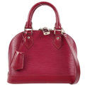 Louis Vuitton 2015 Fuchsia Epi Alma BB 2way Handbag M40851