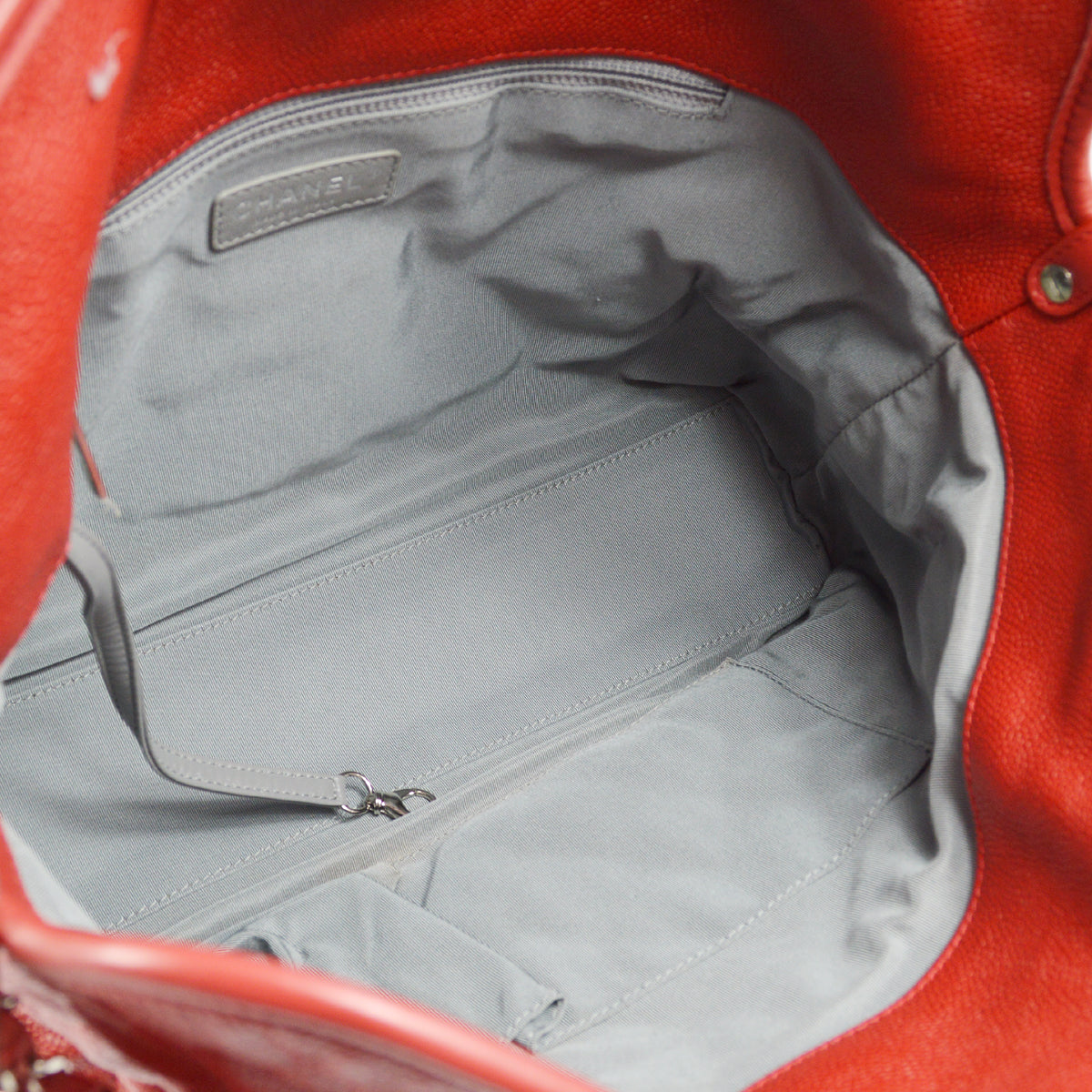 Chanel 2012-2013 Red Caviar 2way hobo Handbag