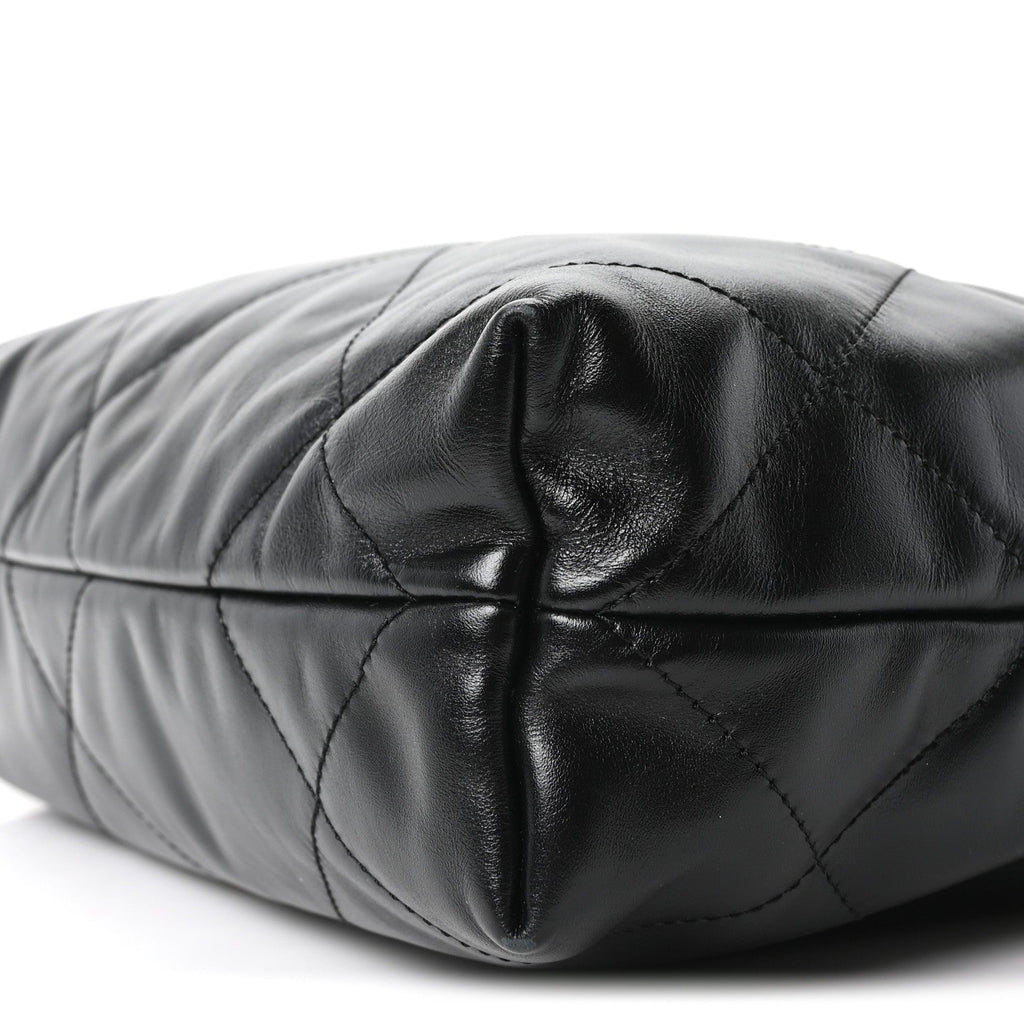 Chanel Shiny Calfskin Quilted Small Chanel 22 Black