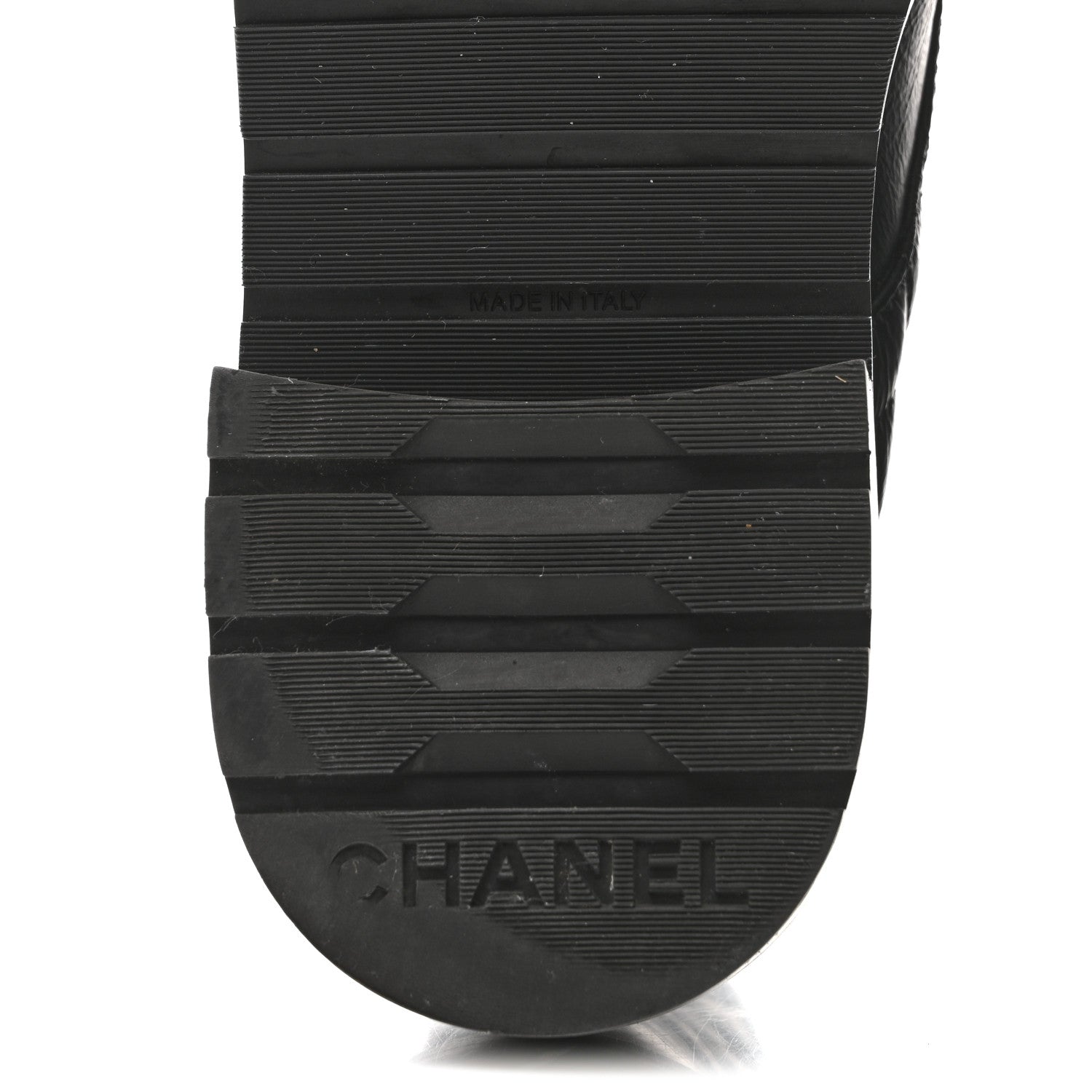 Chanel Shiny Goatskin Calfskin Quilted Lace Up Combat Boots 37 Black