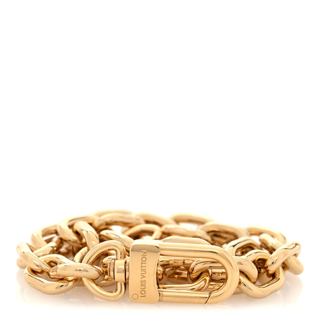 Louis Vuitton Pochette Metis East West Chain Strap Gold