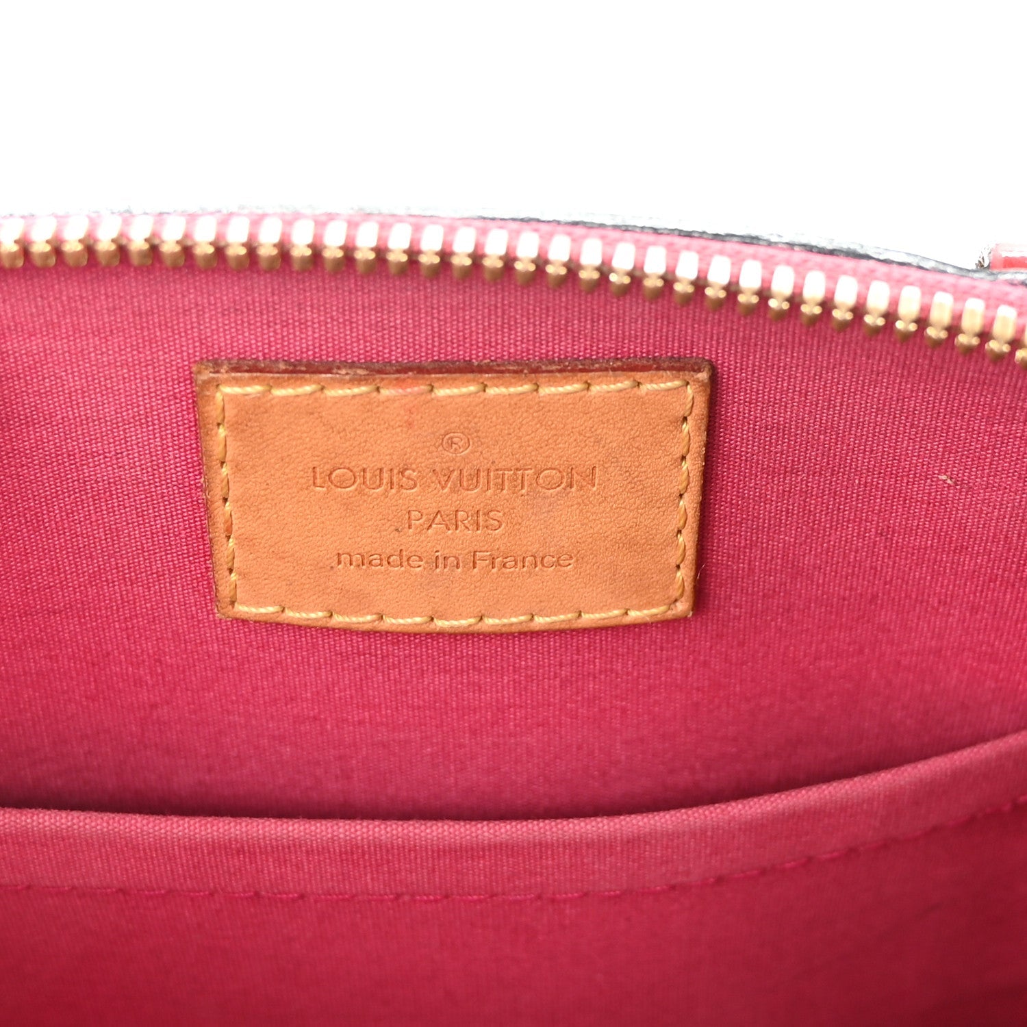 Louis Vuitton Vernis Alma BB Rose Indien