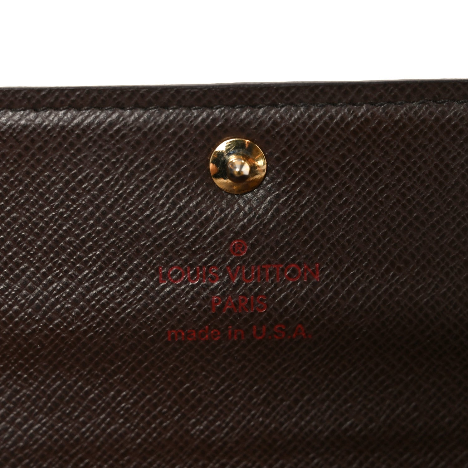 Louis Vuitton Damier Ebene Sarah Wallet