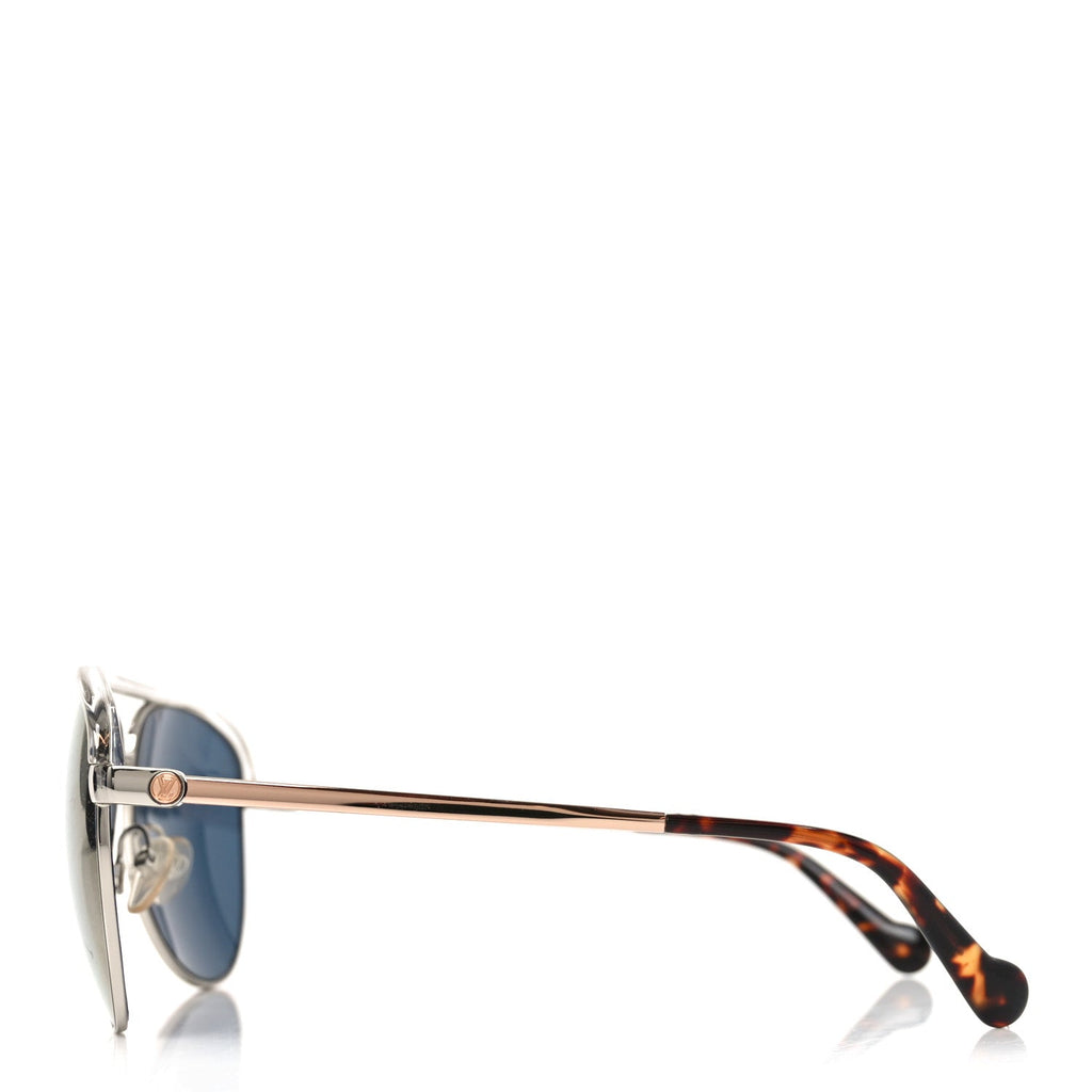 Louis Vuitton Jet Set Aviator Sunglasses Z0858U Silver