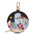 Louis Vuitton Monogram 2022 Christmas Animation Tokyo Round Coin Purse Blue