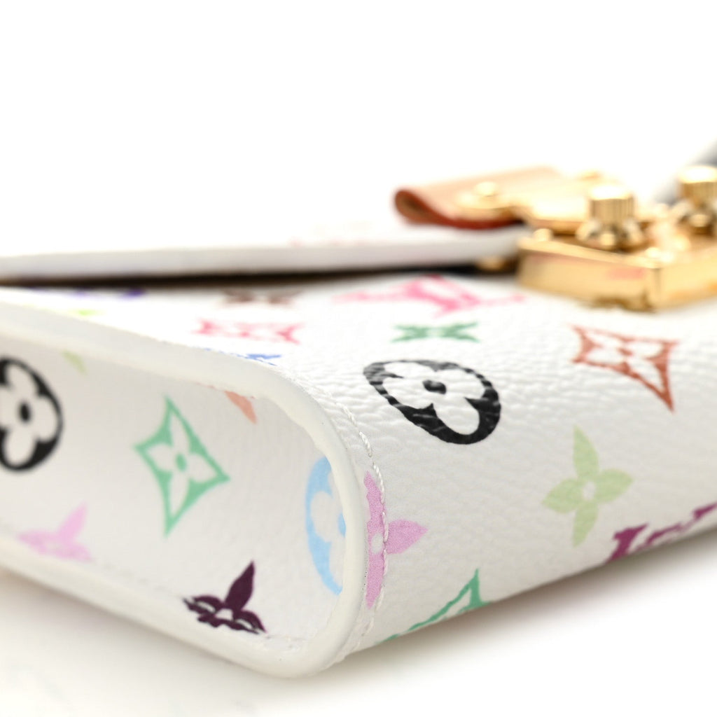 Louis Vuitton LV X TM Monogram Multicolor Pouch Metis Belt White