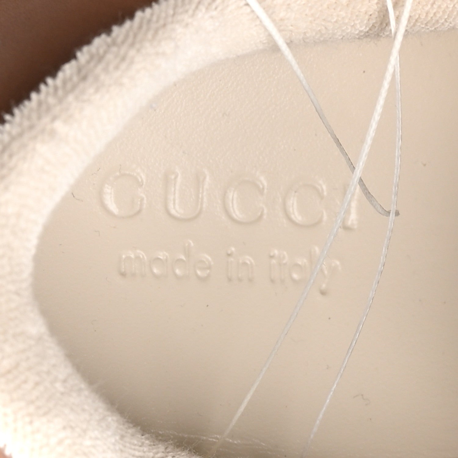 Gucci GG Supreme Monogram Harness Calfskin Web Mens Screener Sneakers 10.5 Beige Ebony Rosso Harness Brown