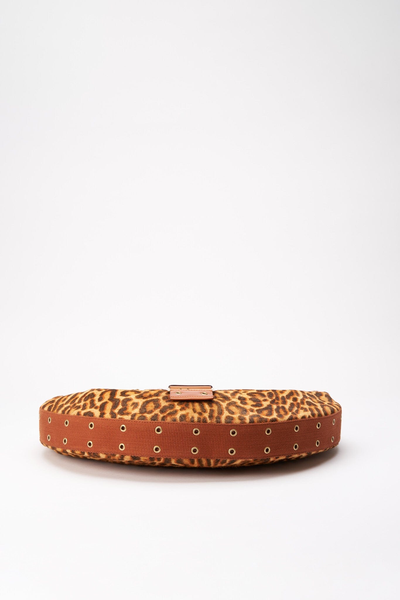 Dior Leopard Calf Hair Moon Hobo Bag