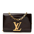 Louis Vuitton Patent Chain Louise GM Amarante