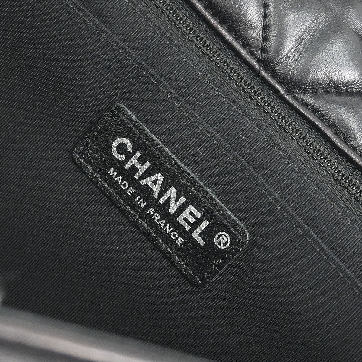 Chanel 2014 Black Lambskin Paris Dallas Stars and Stripes Flap Shoulder Bag