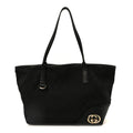 Gucci Monogram Medium New Britt Tote Black