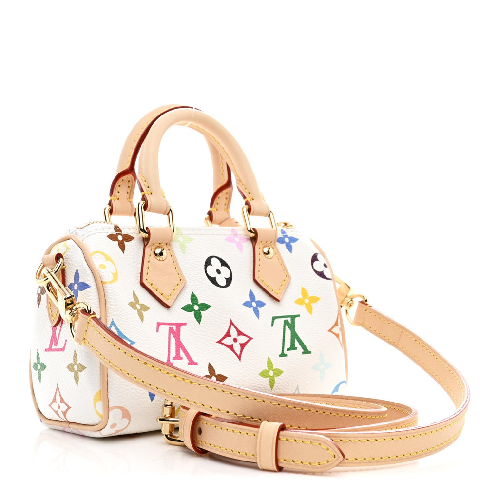 Louis Vuitton LV X TM Monogram Multicolor Nano Speedy White