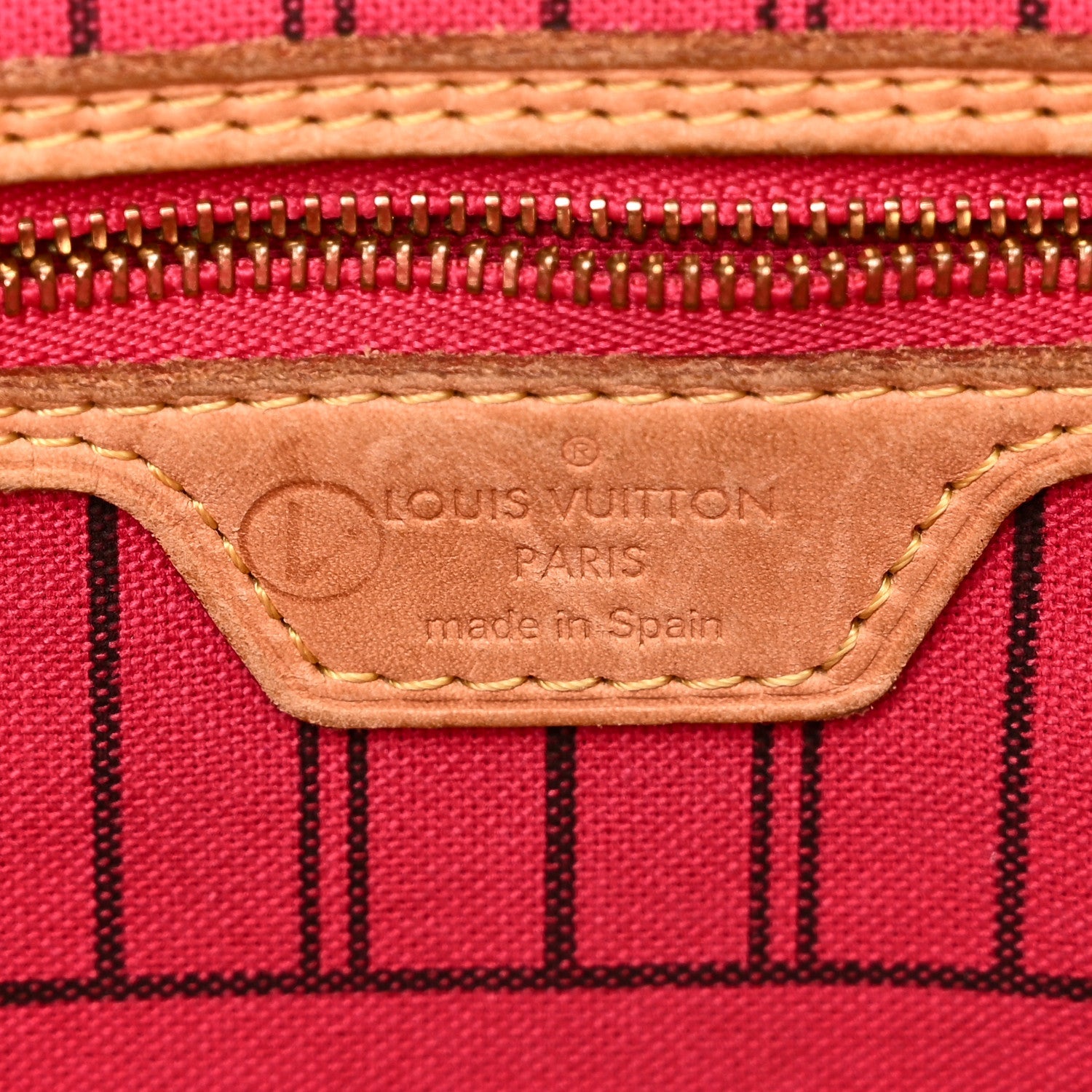 Louis Vuitton Monogram Bay Neverfull MM Rose Ballerine Poppy
