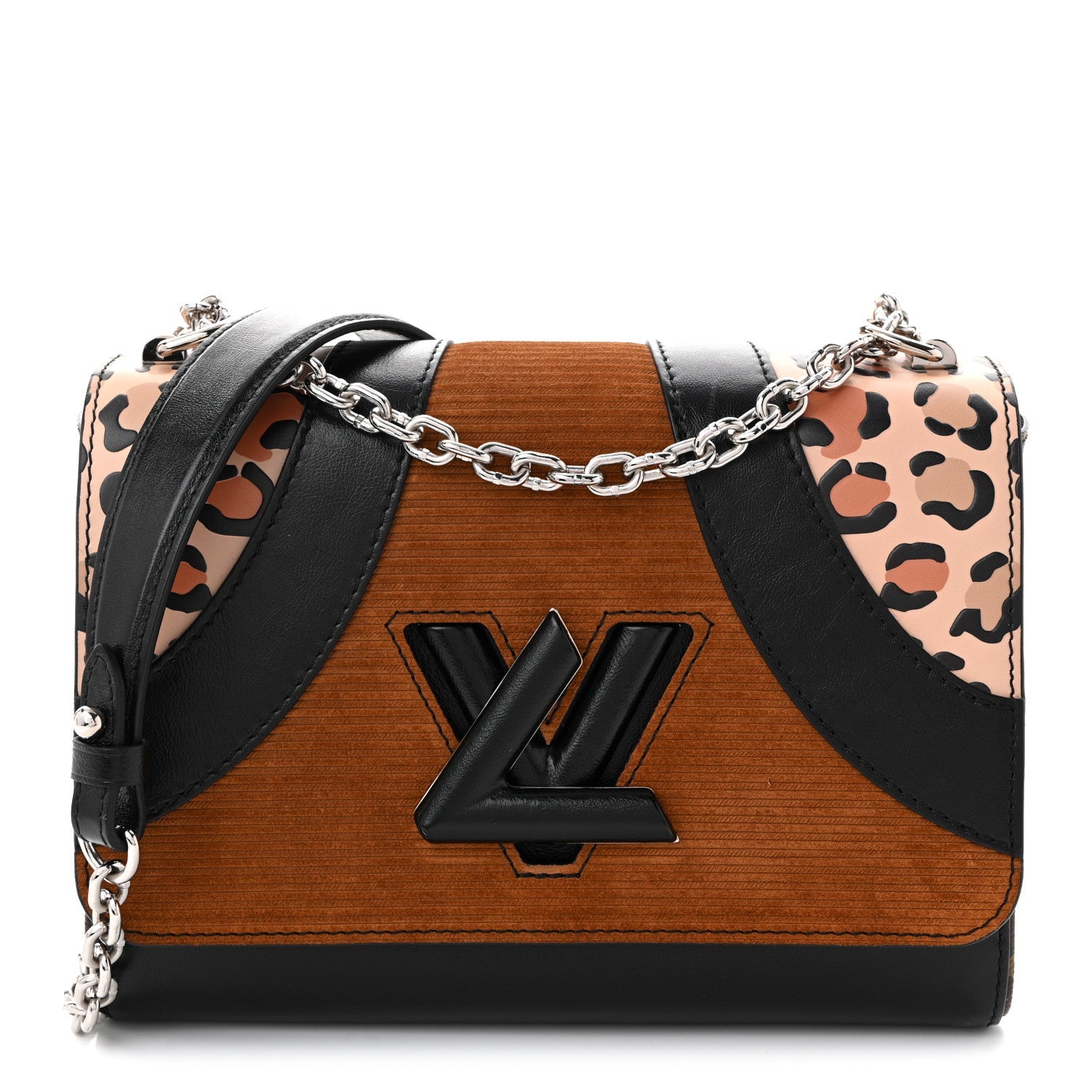 Louis Vuitton Calfskin Monogram Wild at Heart Twist Shoulder Bag MM