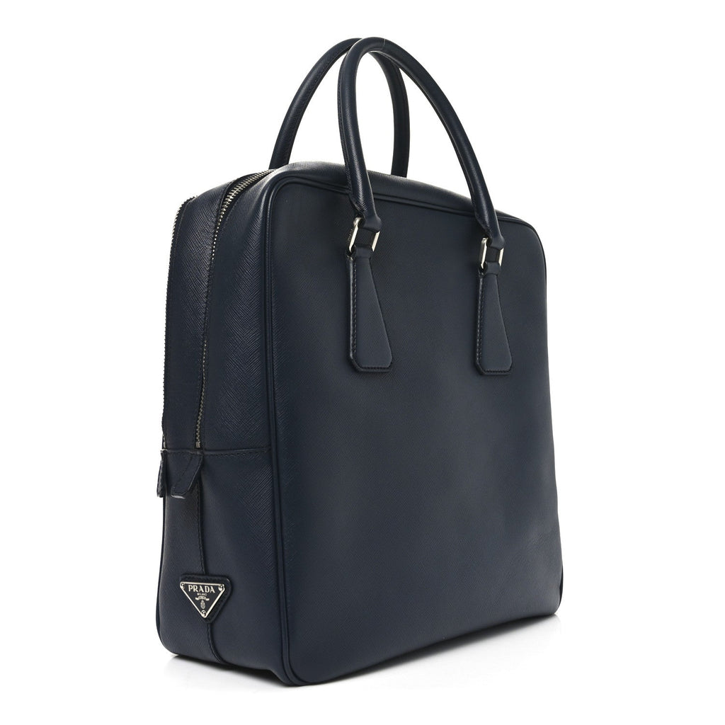 Prada Saffiano Travel Briefcase Baltico