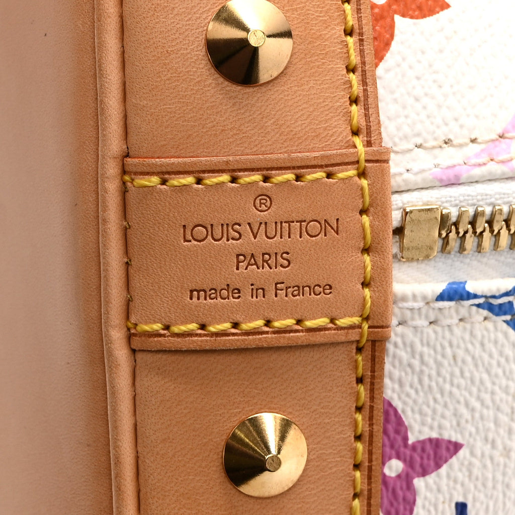 Louis Vuitton Monogram Multicolor Alma White