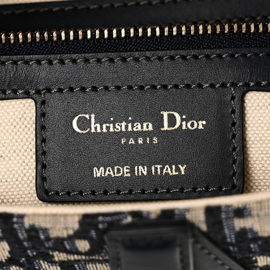 Christian Dior Oblique Saddle Bag Blue