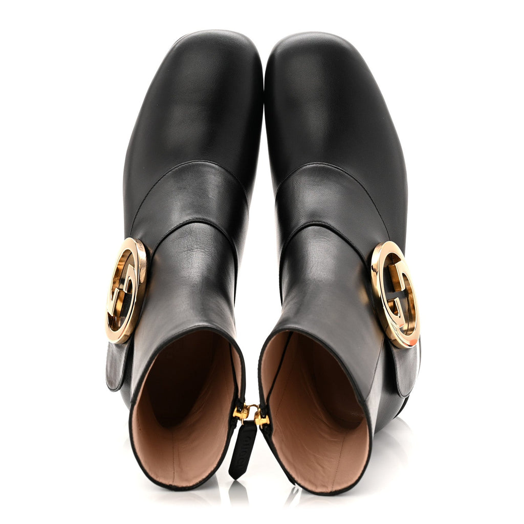 Gucci Malaga Kid GG Blondie 55mm Ankle Boots 35 Black