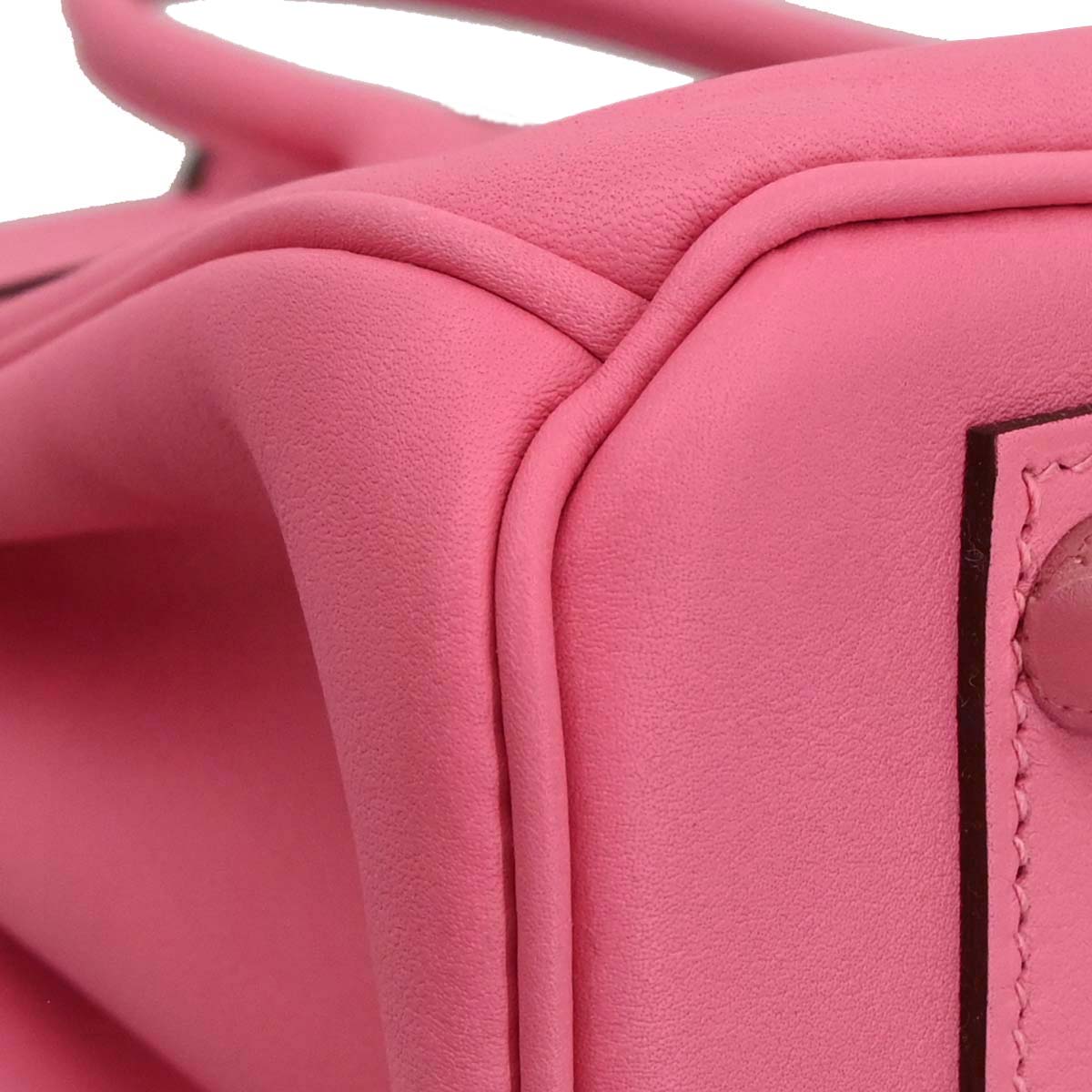Hermes Rose Azalee Swift Birkin 25 Handbag