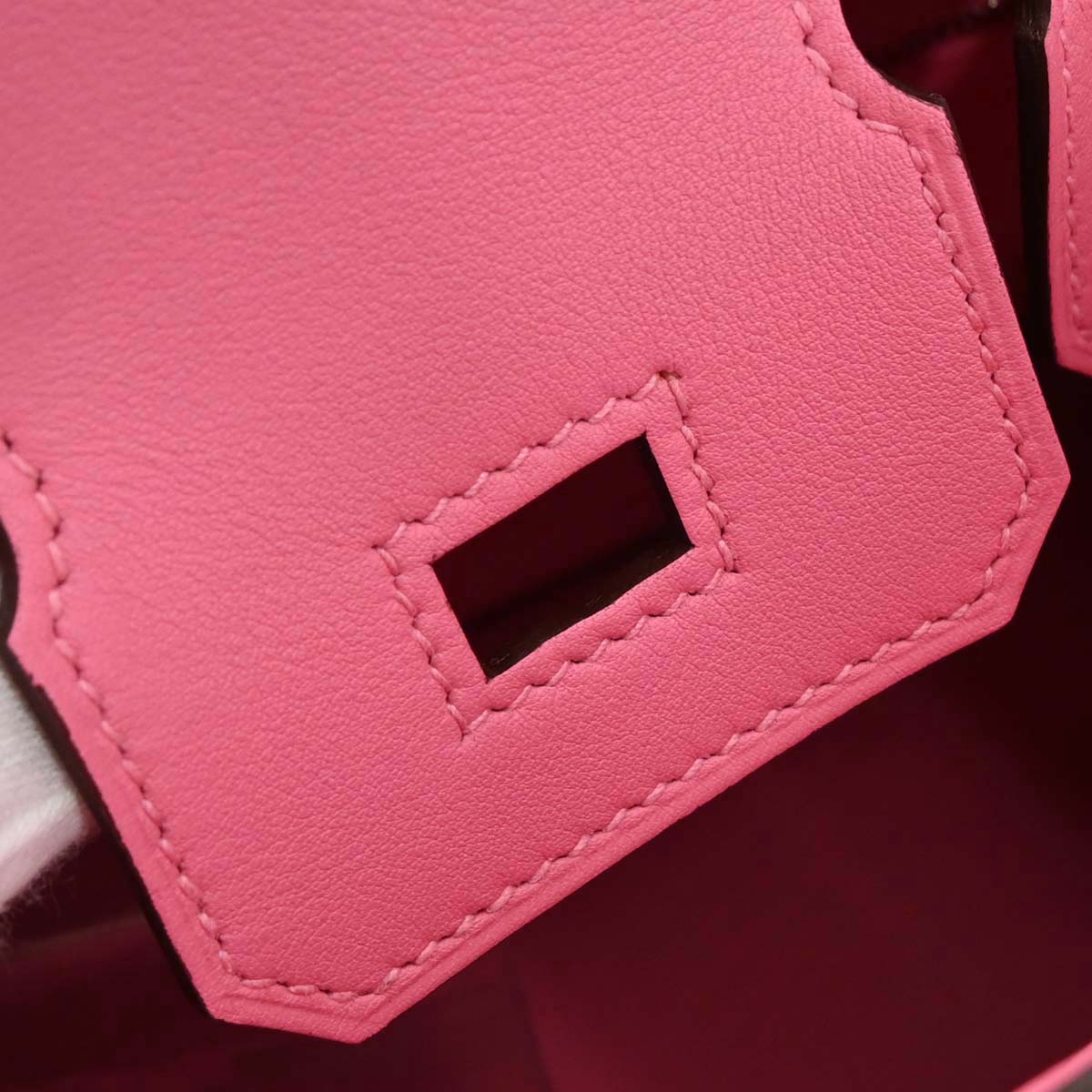 Hermes Rose Azalee Swift Birkin 25 Handbag