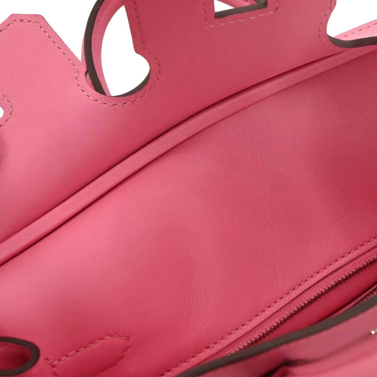 Hermes Rose Azalee Swift Birkin 25 Handbag
