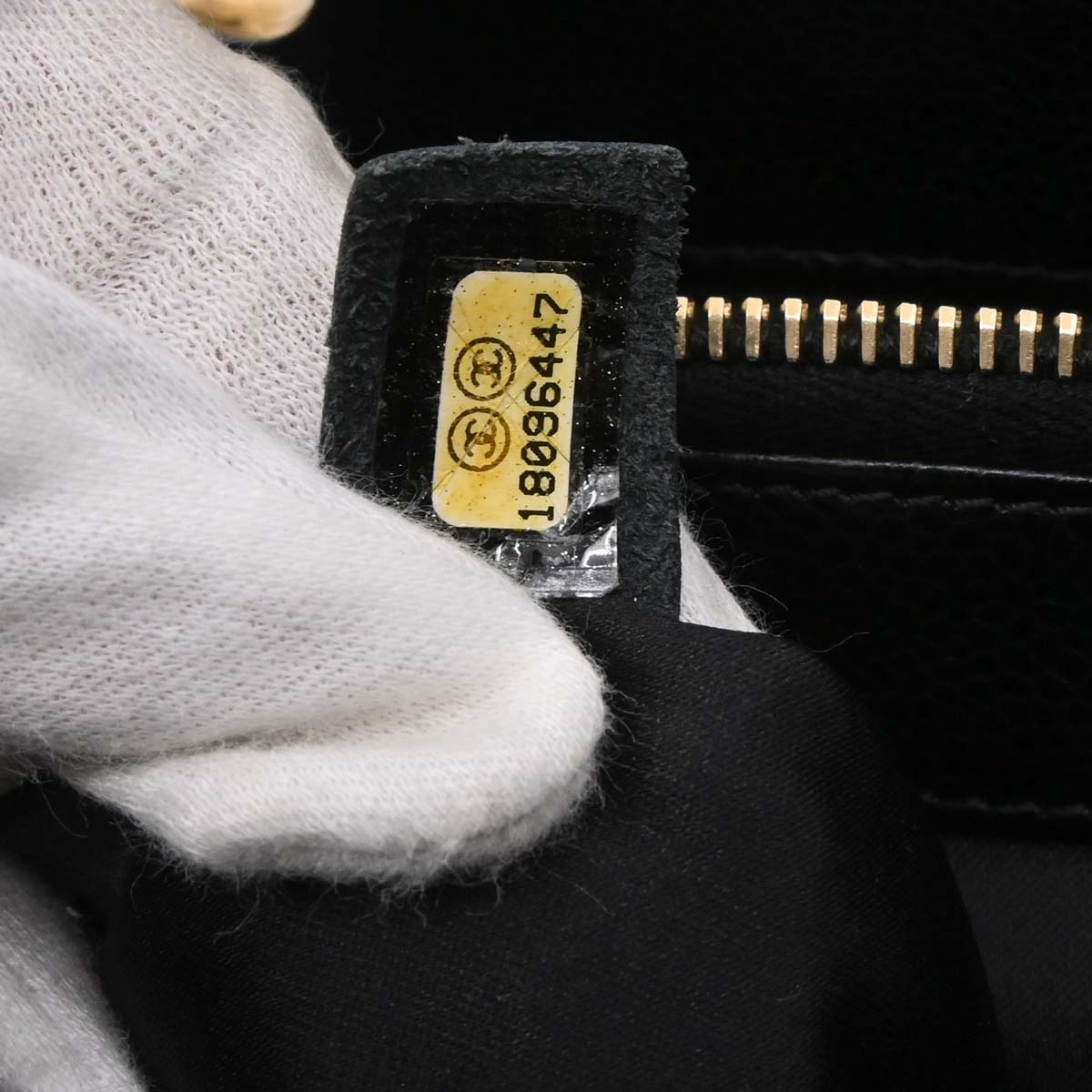 Chanel Black Caviar Skin Grand Shopping Tote GST Chain Handbag