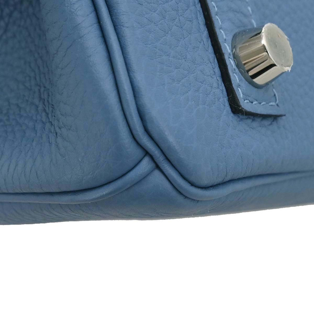 Hermes Azur Togo Birkin 25 Handbag