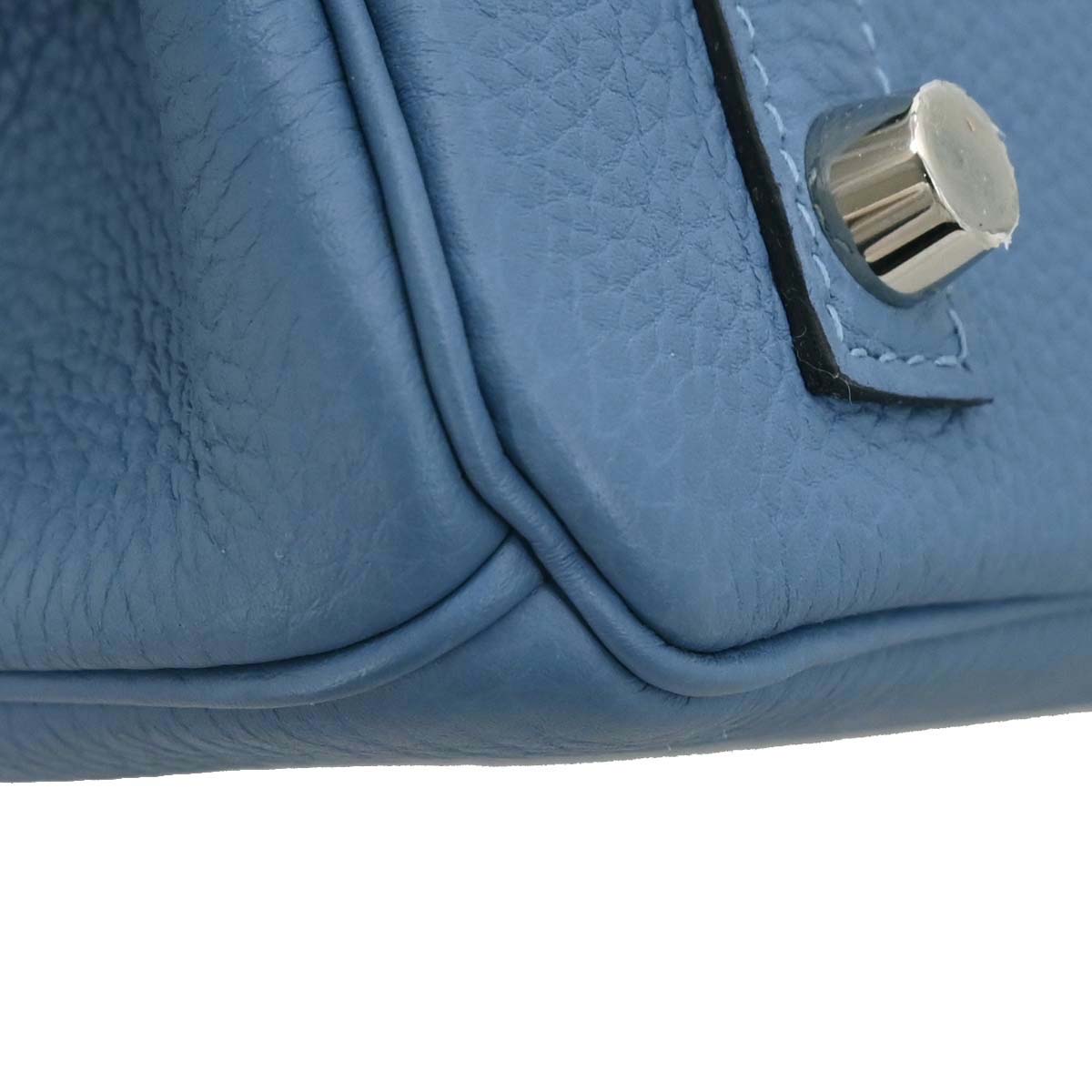 Hermes Azur Togo Birkin 25 Handbag