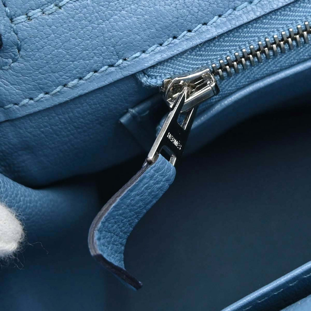Hermes Azur Togo Birkin 25 Handbag