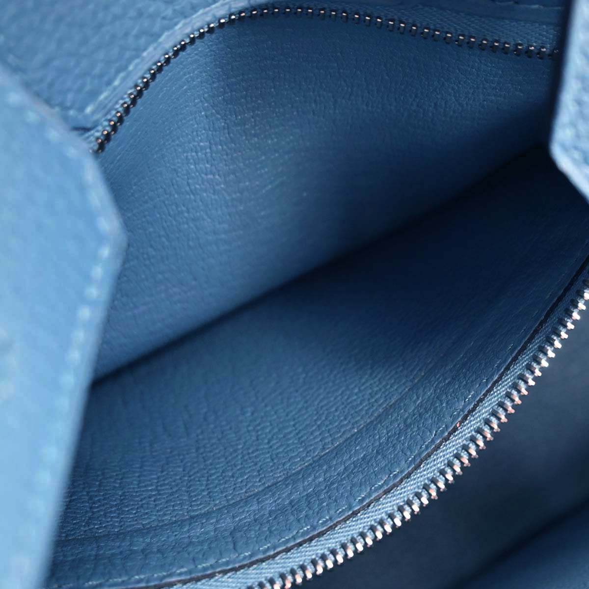 Hermes Azur Togo Birkin 25 Handbag
