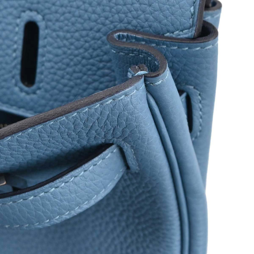 Hermes Azur Togo Birkin 25 Handbag