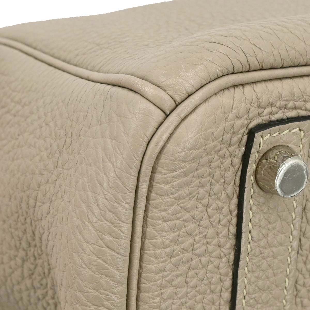 Hermes Tourterelle Gray Togo Birkin 30 Handbag
