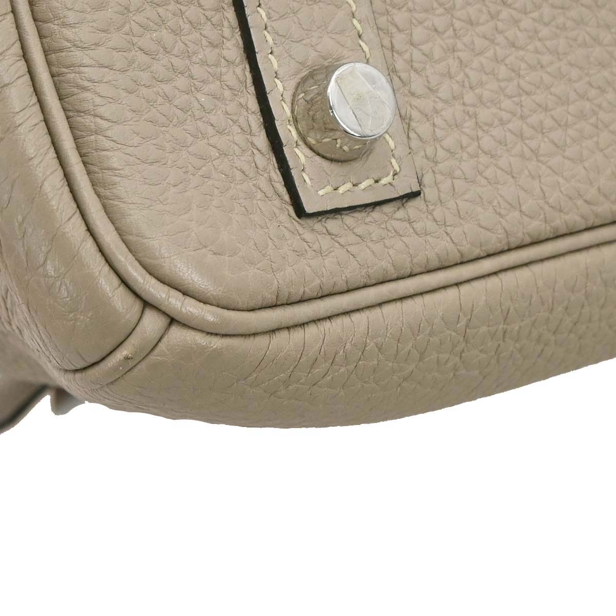 Hermes Tourterelle Gray Togo Birkin 30 Handbag