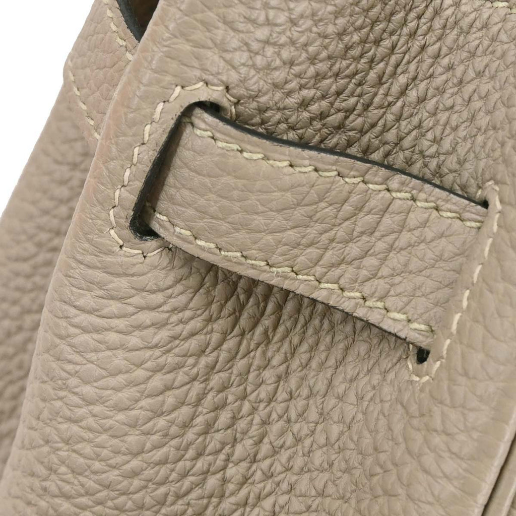 Hermes Tourterelle Gray Togo Birkin 30 Handbag