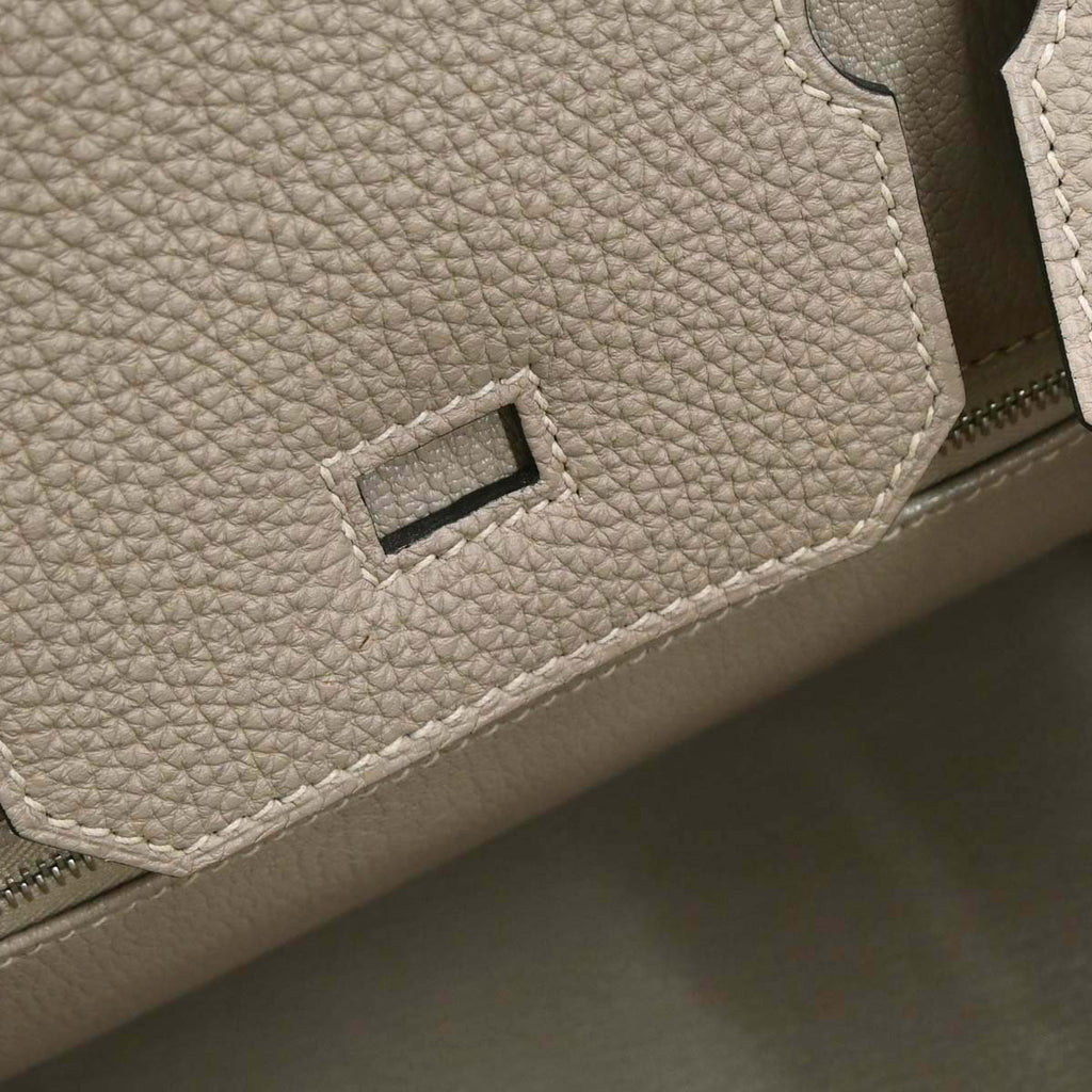 Hermes Tourterelle Gray Togo Birkin 30 Handbag