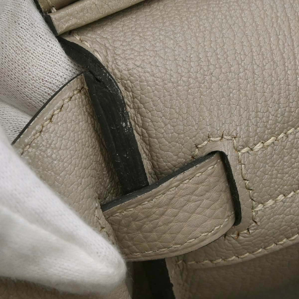 Hermes Tourterelle Gray Togo Birkin 30 Handbag