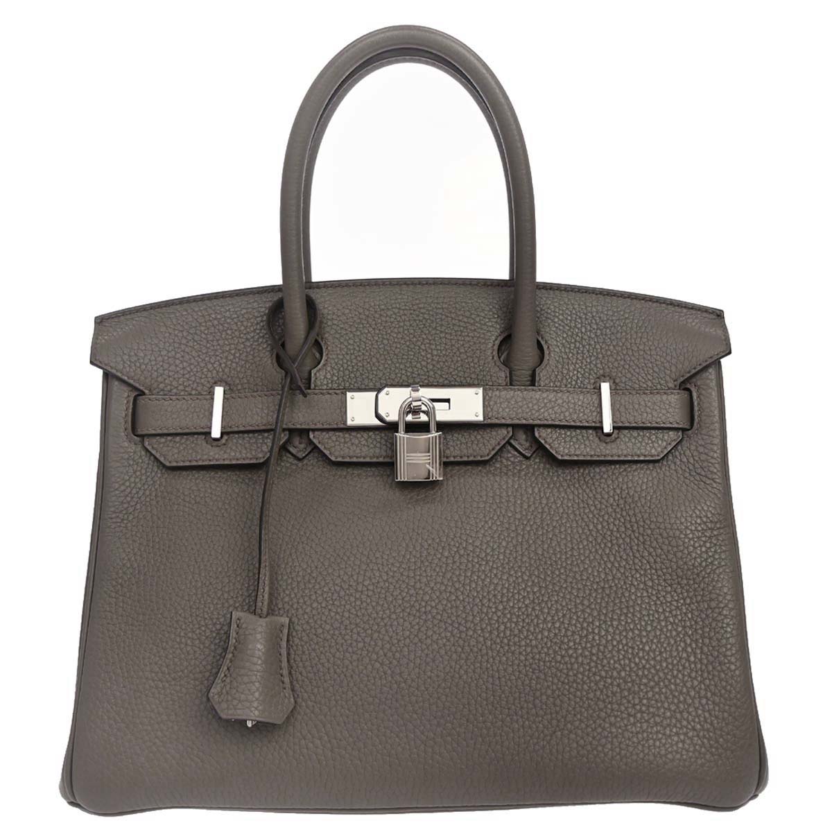 Hermes Etain Togo Birkin 30 Handbag