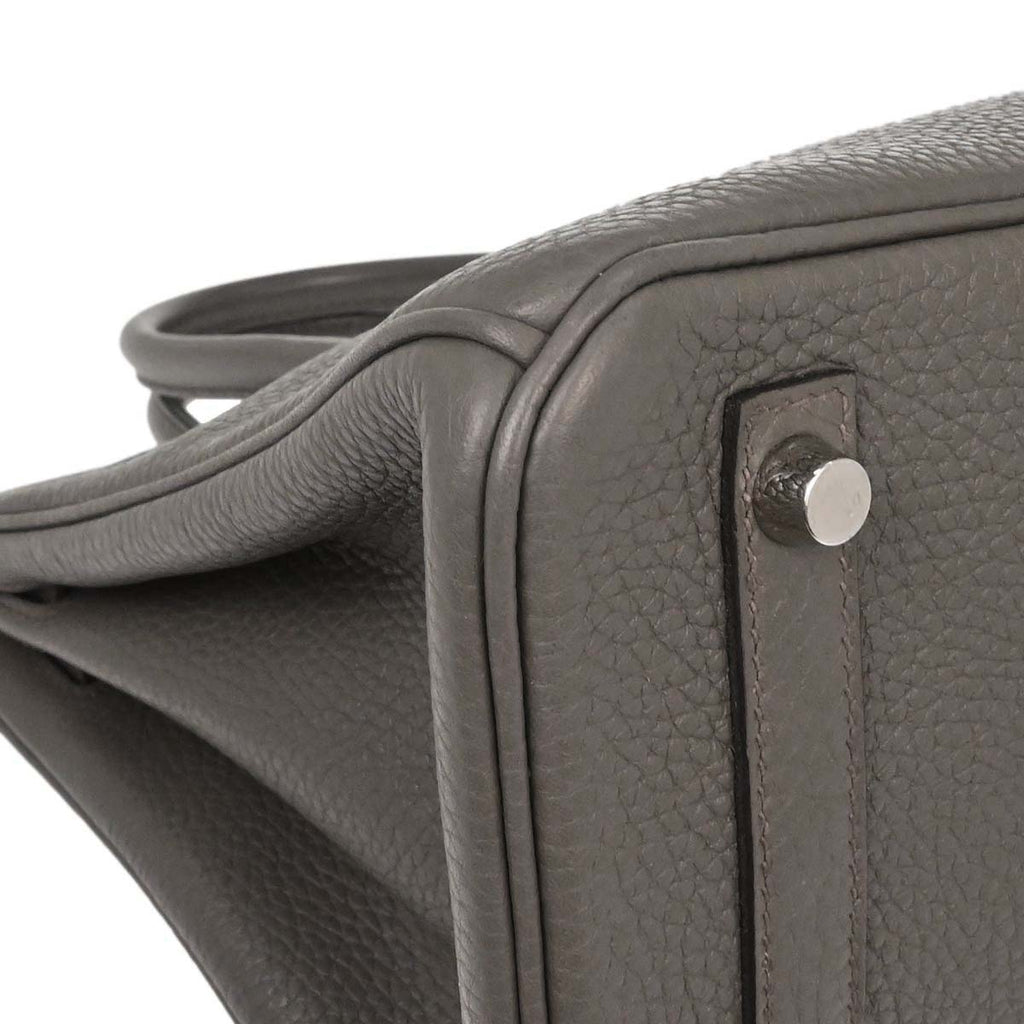 Hermes Etain Togo Birkin 30 Handbag
