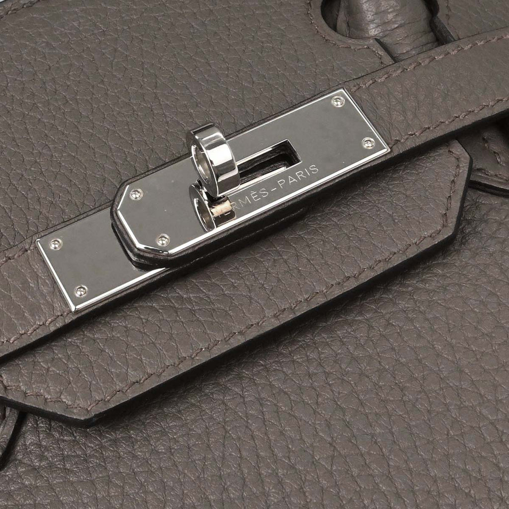 Hermes Etain Togo Birkin 30 Handbag