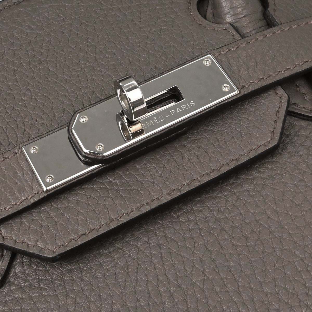 Hermes Etain Togo Birkin 30 Handbag
